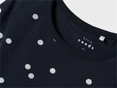 Name It dark sapphire sølvprikker kjole